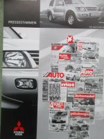 Mitsubishi Pajero Pressestimmen Mai 2000