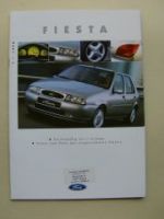 Ford Fiesta Prospekt Januar 1998 +Preisliste NEU