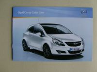 Opel Corsa Color Line Prospekt Dezember 2009 +Preisliste