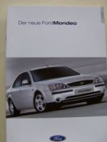 Ford Mondeo Prospekt Januar 2001 NEU
