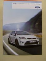 Ford Focus ST Rally Editionsmodell Prospektblatt November 2008