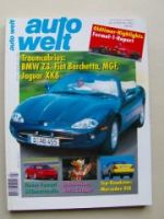 auto welt 2/1996 BMW Z3, Barchetta, MGF, XK8, SLK R170