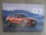 Audi Q3 +Sportback 40TFSI 35TDI Preisliste August 2019
