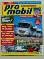 pro mobil 12/2007 Frankia, Bürstner, TEC,Seitz,T4 Karmann Gipsy