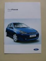 Ford Focus Zubehör Prospekt Oktober 2002 NEU