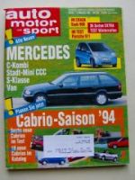 ams 23/1995 Alpine A110, 525tds E34, E300 D W124,SL 320