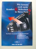 Ford Radio-Fernbedienung als Nachrüstsatz November 1997