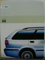 Volvo V40 Prospekt 2003 +Preisliste S40/V40 2002 NEU