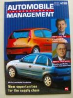 Automobile International Management GM-Fiat Englisches Heft