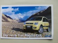 Fiat Panda 4X4 Prospekt Großformat August 2004