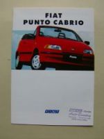 Fiat Punto Cabrio Prospekt Dezember 1994 NEU