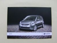 Subaru Justy Prospekt August 2009 +Preisliste NEU