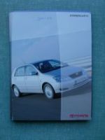 Toyota Corolla Pressemappe 2003 +Fotos+CD