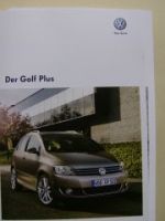 VW Golf Plus Prospekt Oktober 2009 +Preisliste NEU