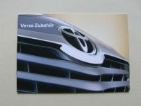 Toyota Verso Zubehör Prospekt Juni 2009 +Preisliste NEU