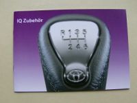 Toyota iQ Zubehör Prospekt März 2009 NEU