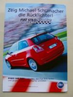 Fiat Stilo Testdrive Prospektblatt 2003 NEU