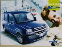 Fiat Doblò Malibu Prospekt Februar 2002 NEU