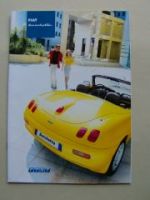 Fiat barchetta Prospekt Mai 2002 NEU