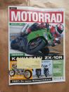 Motorrad 2/2004 Kawasaki ZX-10R,Aprilia RSV mille Tuono,Langstreckentest Suzuki V-Strom 1000,