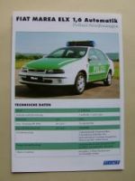 Fiat Marea ELX 1,6 Automatik Polizei-Streifenwagen NEU