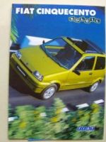 Fiat Cinquecento Soleil Mai 1996 NEU