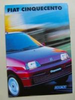 Fiat Cinquecento S SX Sporting März 1996 NEU