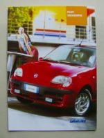 Fiat Seicento Prospekt +Sporting Oktober 2000 NEU