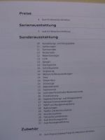 Audi Preisliste A1 Mai 2010 NEU Attraction Ambition