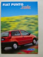 Fiat Punto sole Prospekt Januar 1999+Preisliste NEU