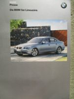 BMW 520i 530i E60 Limousine 530d Pressemappe+CD Mai 2003