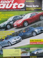 sport auto 6/2005 Corvette C6 vs. MG XPower SV-R,Nissan 350Z Roadster vs. SLK350 R171,Megane Trophy sport auto-Edition