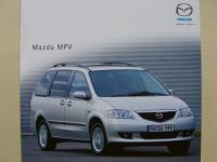 Mazda MPV A5 Format Prospekt Flyer April 2002