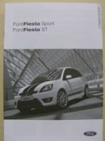 Ford Fiesta Sport +ST Preisliste September 2006 NEU