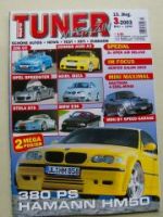 euro tuner Magazin 3/2003 Hamann HM50 E46,E36,Stola GTS