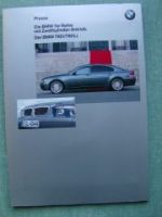 BMW Pressemappe 7er Limousine E65 E66 760i Li 2002 Vorstellung