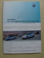 VW News IAA 2007 Jetta, Golf Plus, Variant, Golf BlueMotion