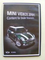 BMW Mini Videos DVD intern for Dealer Showrooms 2010/1 NEU