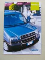 Fiat Doblò Prospekt Januar 2002 SX ELX NEU