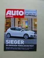 Auto Zeitung 8/2010 Seat Ibiza 1.6TDI,Fiat Punto Evo 1.3 16V