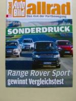Auto Bild allrad April 2010 Range Rover Sport Vergleichstest