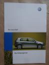 VW Golf IV (1J1) Farbprogramm +Polster +Alcantara Prospekt  Juli 2003