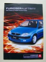 Citroen Saxo Furio Prospekt März 2002 NEU