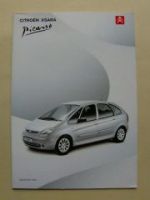 Citroen Xsara Picasso Prospekt September 2001 NEU