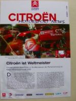 Citroen Motorsport News 9/2003 Saxo Super NEU