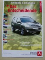 Citroen C-Crosser Zubehör Prospekt Juli 2007