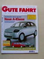 Gute Fahrt 10/1997 Audi A2, A3 TDI,GT1,Sharan 2.0,Polo 60,Varian