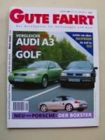 Gute Fahrt 8/1996 Porsche Boxster(955),A3 gegen Golf3