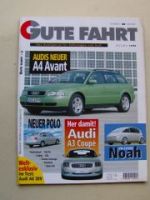Gute Fahrt 10/1995 A4 Avant,Audi Cabrio 2.0 Dauertest