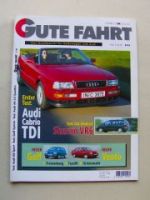 Gute Fahrt 8/1995 Audi Cabrio TDI,Sharan VR6,Taro 4X4 Explorer